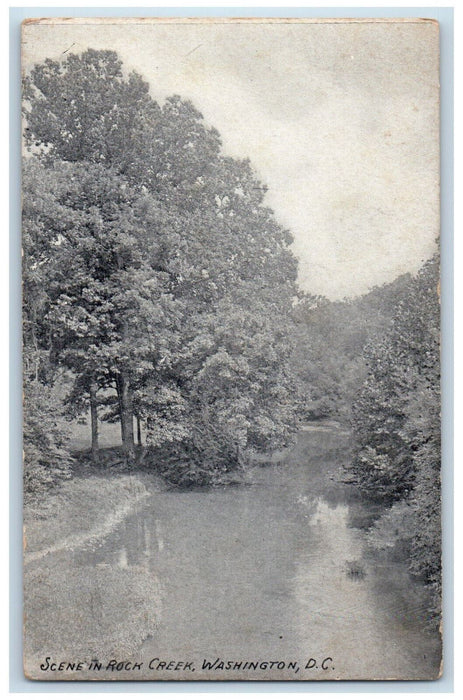 c1910 Scene in Rock Creek Washington DC Unposted Antique Postcard