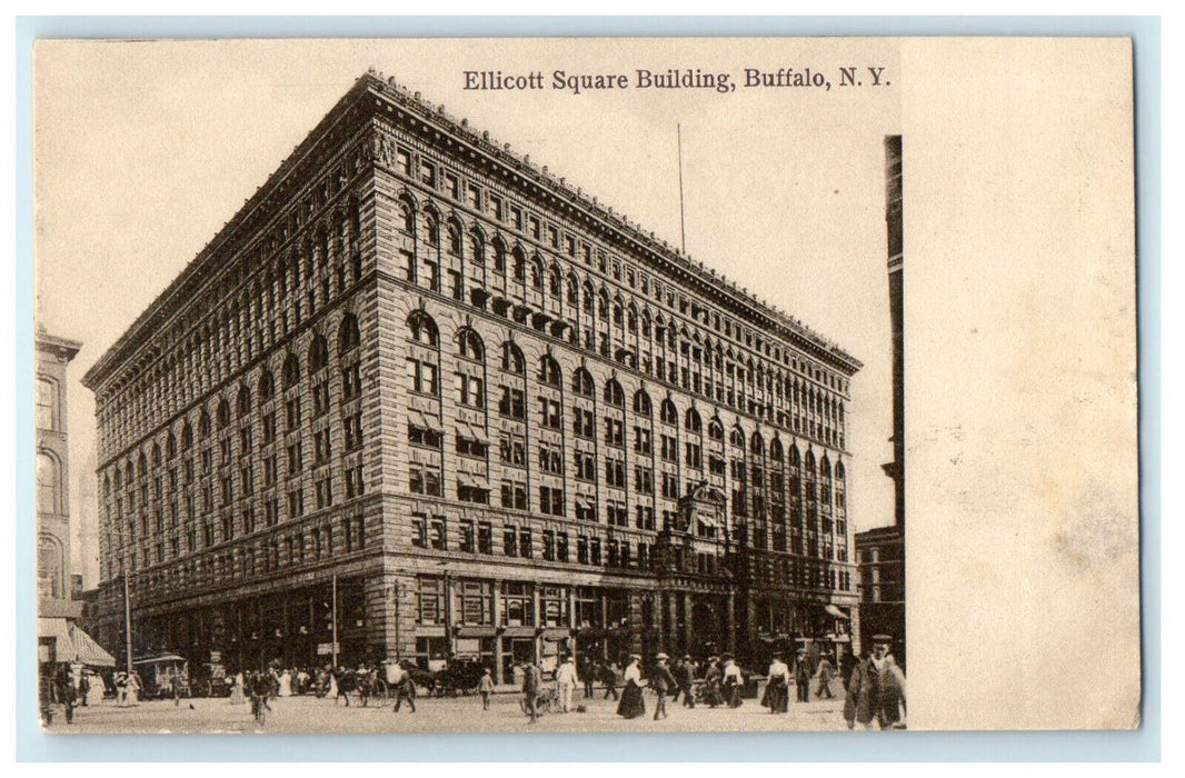 c1920s Ellicott Square Building, Buffalo New York NY Unposted Postcard
