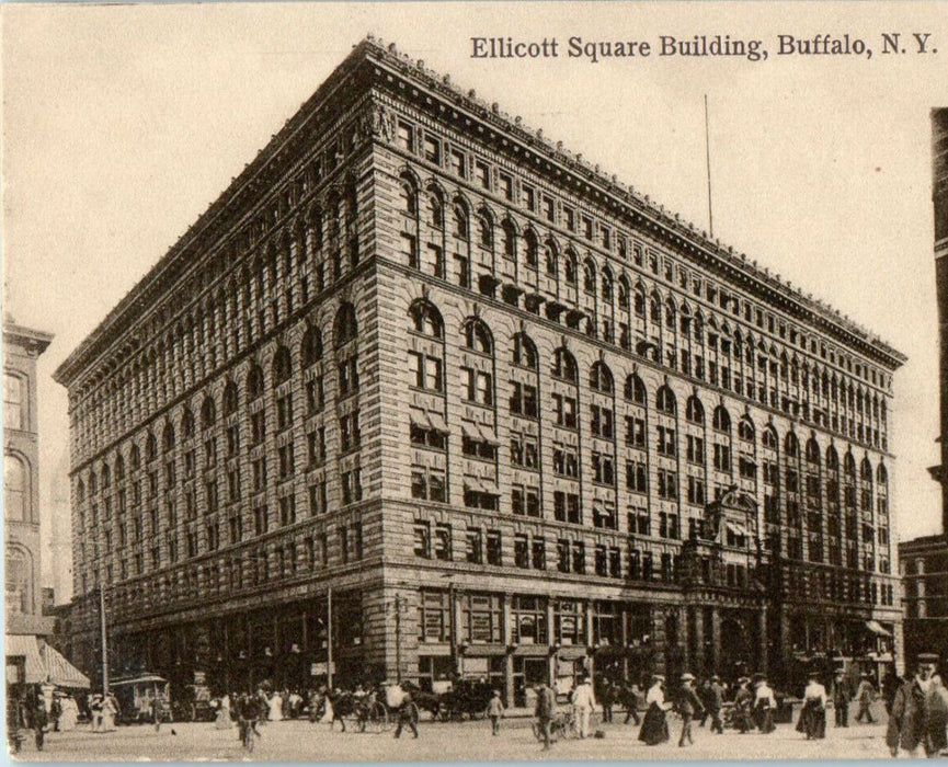 c1920s Ellicott Square Building, Buffalo New York NY Unposted Postcard