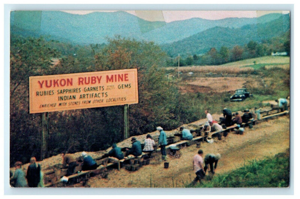 1957 Yukon Ruby Mine, In Comee Valley, Fort Yukon, Alaska AK Postcard