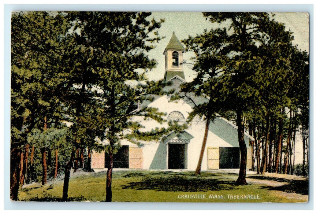 1909 View Of Tabernable Craigville Massachusetts MA Antique Postcard