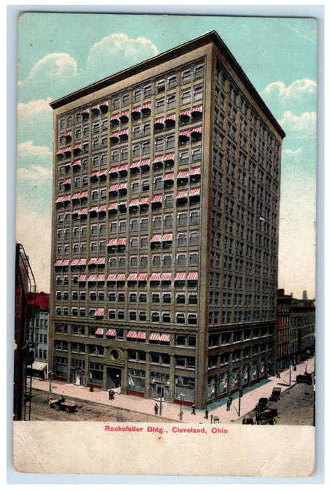 c1910 Rockefeller Building, Cleveland Ohio OH Antique Unposted Postcard