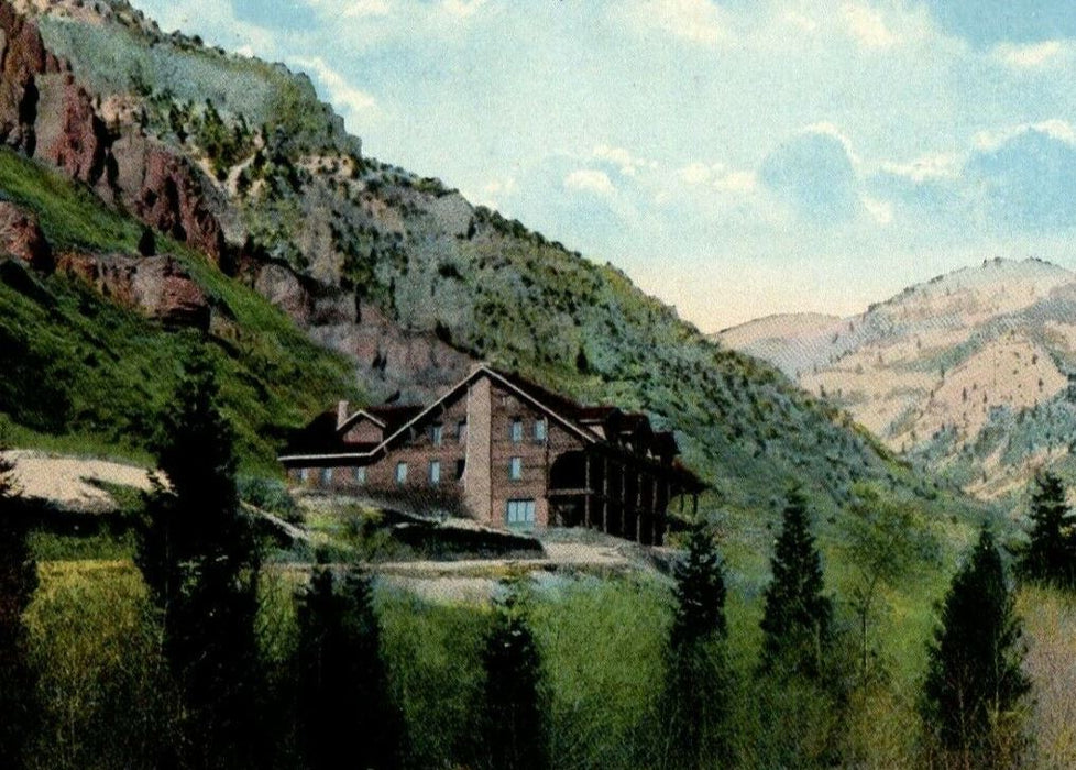 c1920's View Of The Hermitage Ogden Canyon Utah UT Unposted Antique Postcard