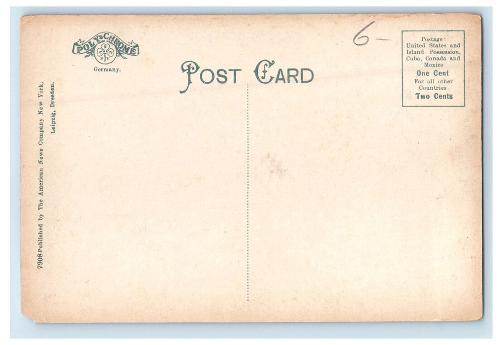 c1910 St. Paul's Episcopal Church, Stockbridge Massachusetts MA Posted Postcard