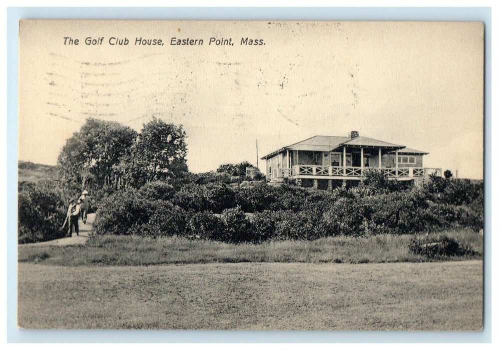 1914 The Golf Club House, Eastern Point, Massachusetts MA Postcard