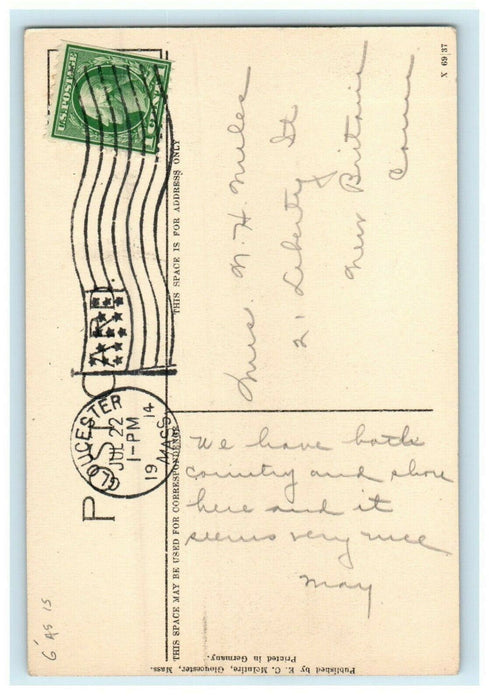 1914 The Golf Club House, Eastern Point, Massachusetts MA Postcard