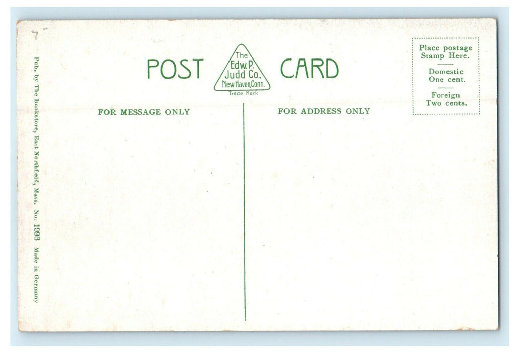1914 Hotel and Annex, East Northfield, Massachusetts MA Antique Postcard