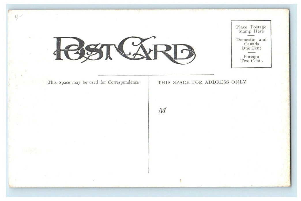 1914 Gould Hall, East Northfield, Massachusetts MA Antique Postcard
