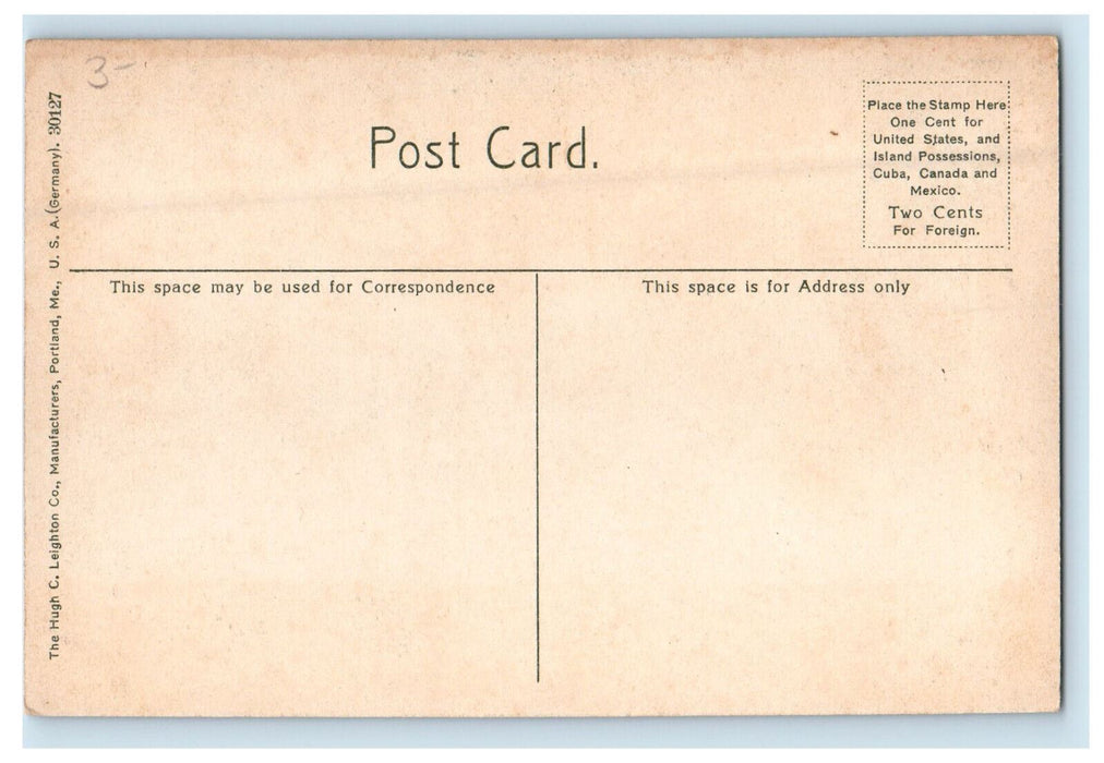 c1910 Deserted Sterling Junction Massachusetts MA Unposted Postcard