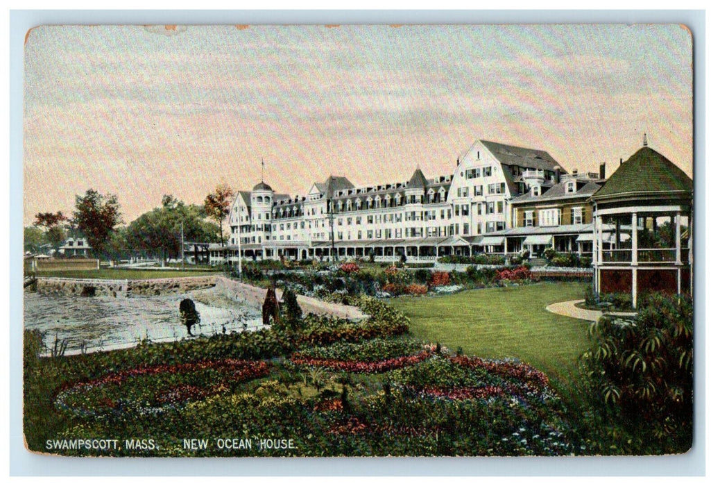 c1910 New Ocean House, Swampscott Massachusetts MA Unposted Postcard