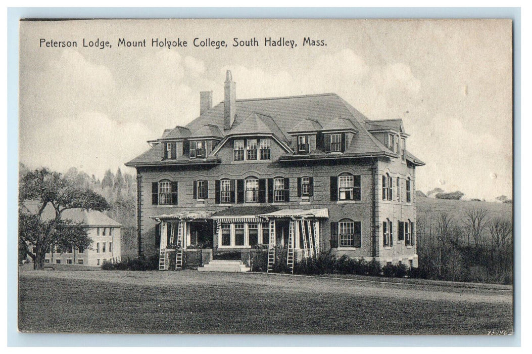 c1910 Peterson Lodge Mount Holyoke College So. Hadley Massachusetts MA Postcard