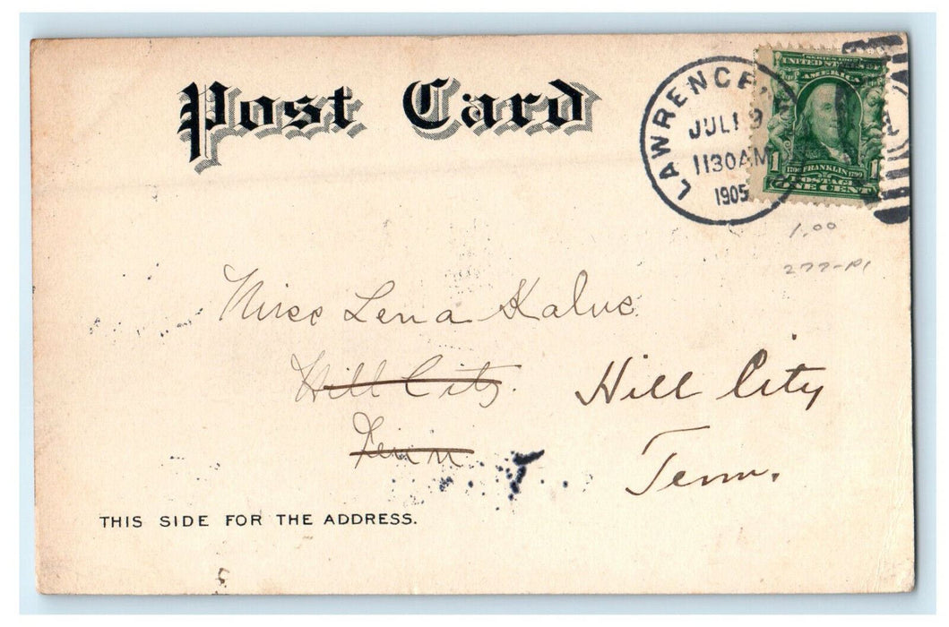 1905 Birthplace of Nathaniel Hawthorne, Salem Massachusetts MA Postcard