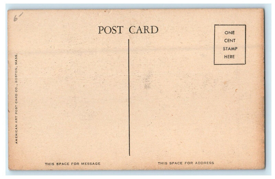 1912 Edgartown Light and Harbor, Edgartown, Massachusetts MA Postcard