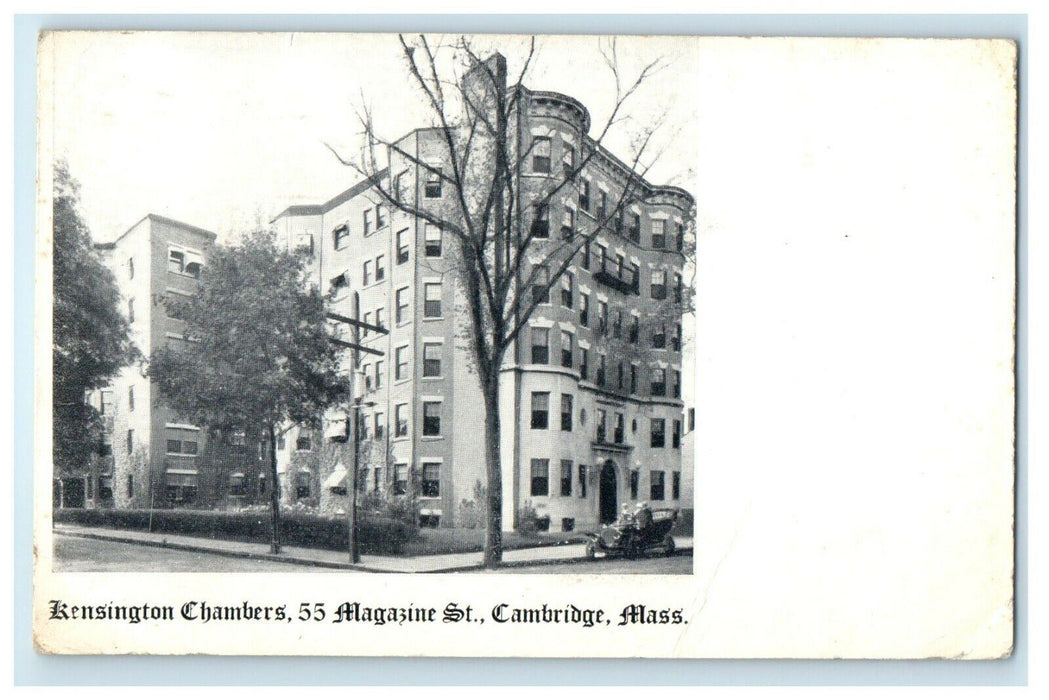 1912 Kensington Chambers 55 Magazine St. Cambridge Massachusetts MA Postcard