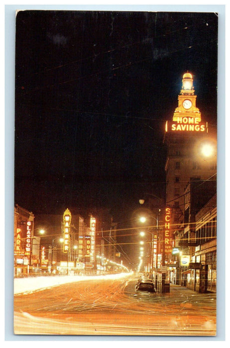 1963 West Federal Street Youngstown Ohio OH Vintage Posted Postcard