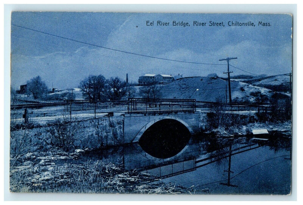 Eel River Bridge River Street Chiltonville Massachusetts MA Unposted Postcard