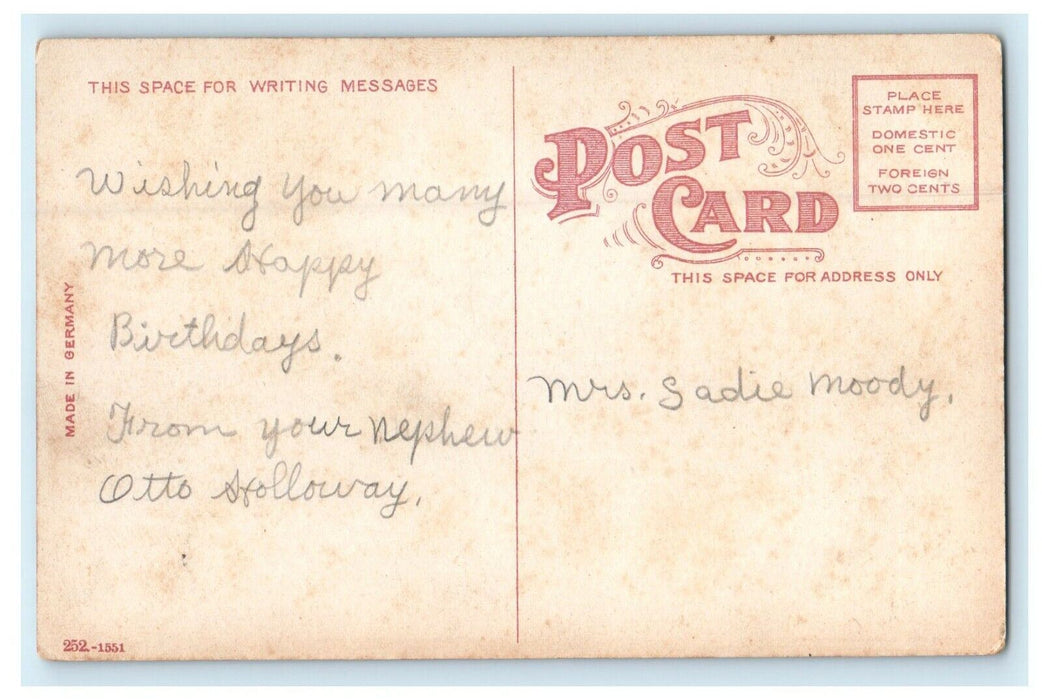 1910 Buffaloes at Columbian Park, La Fayette Indiana IN Postcard