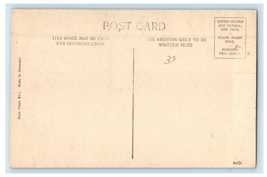 c1910 A Quiet Nook By The River, Sunderland Massachusetts MA Postcard