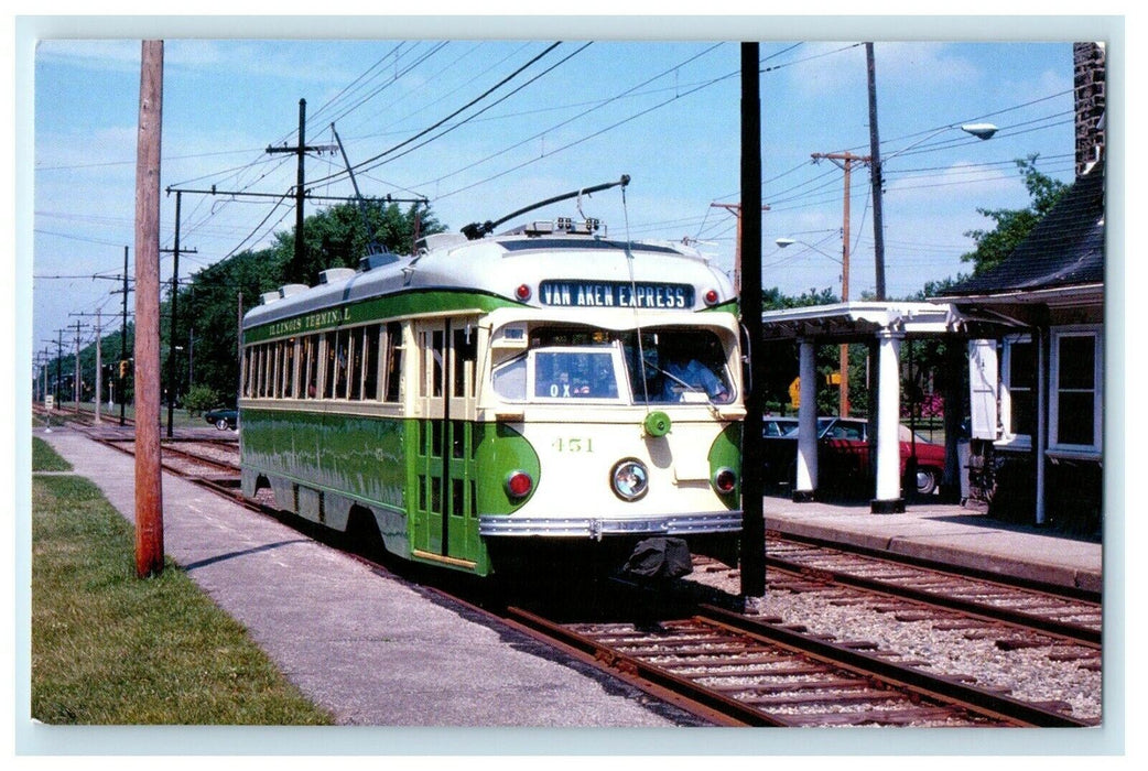 1976 PCC Model RTA/ITC # 451 Cleveland Ohio OH Vintage Postcard