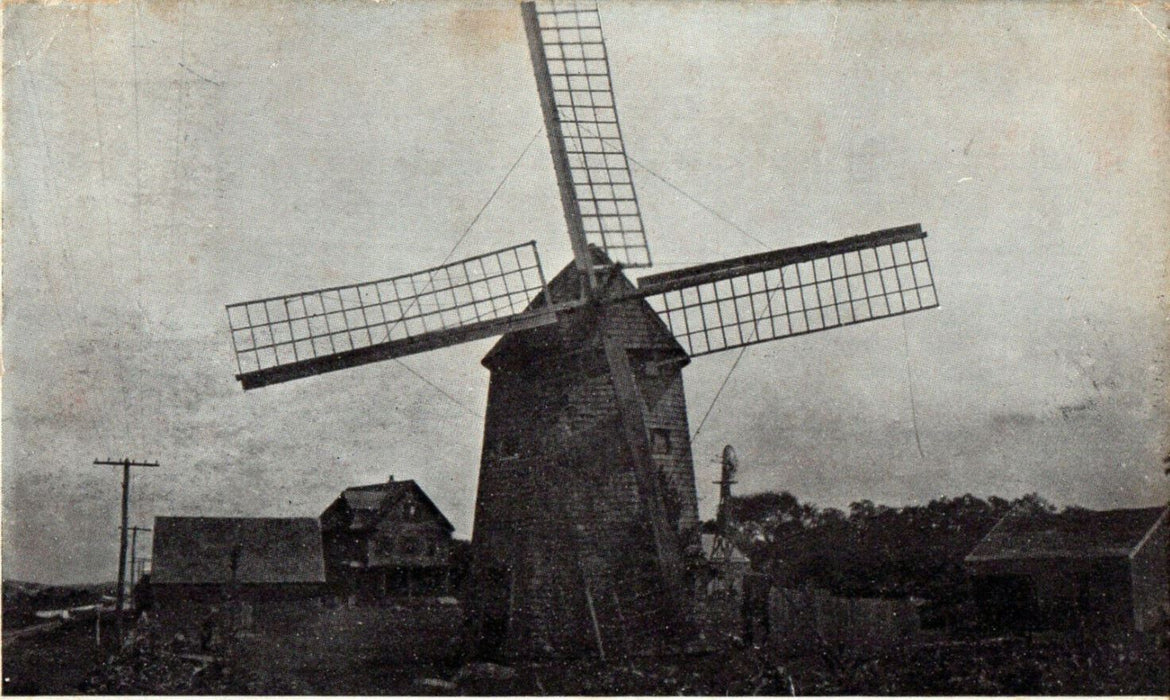 1911 Old Mill, West Falmouth, Massachusetts MA Posted Antique Postcard