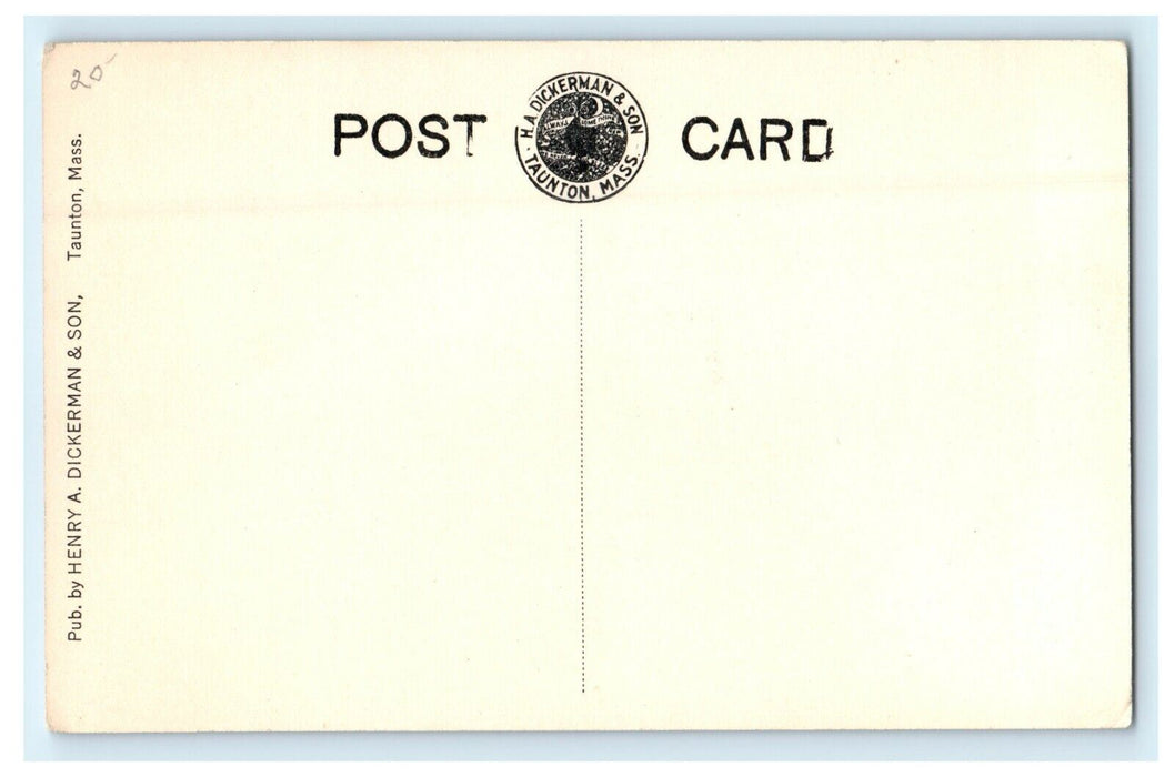 Steamer Ship S.S Boston Passing Through Cape Cod Canal Massachusetts MA Postcard