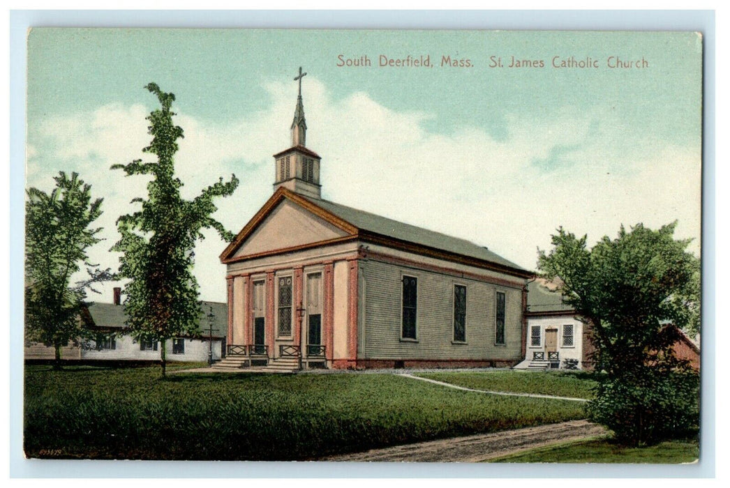 South Deerfield St. James Catholic Church Massachusetts MA Unposted Postcard