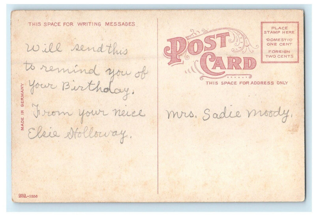 1912 St. Elizabeth Hospital, La Fayette Indiana IN Antique Postcard