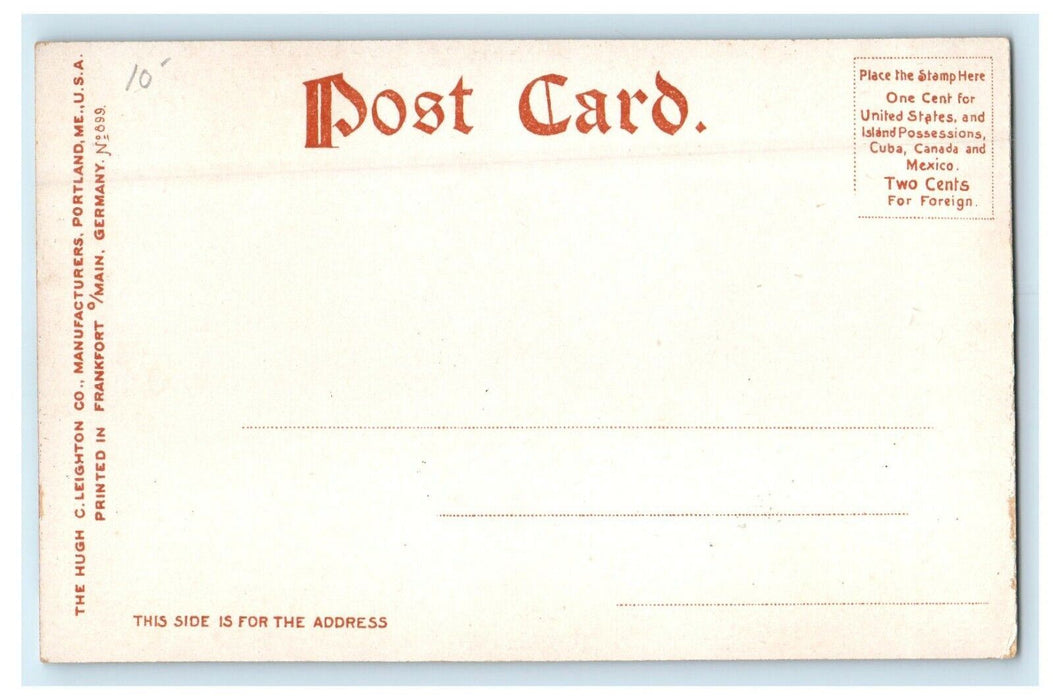 1905 The Grand View Hotel Lake Placid, Adirondack Mountains New York NY Postcard