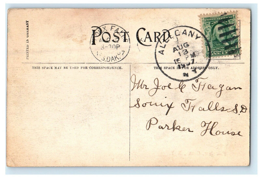 1907 The Fairview Of Olean New York NY Posted Antique Postcard