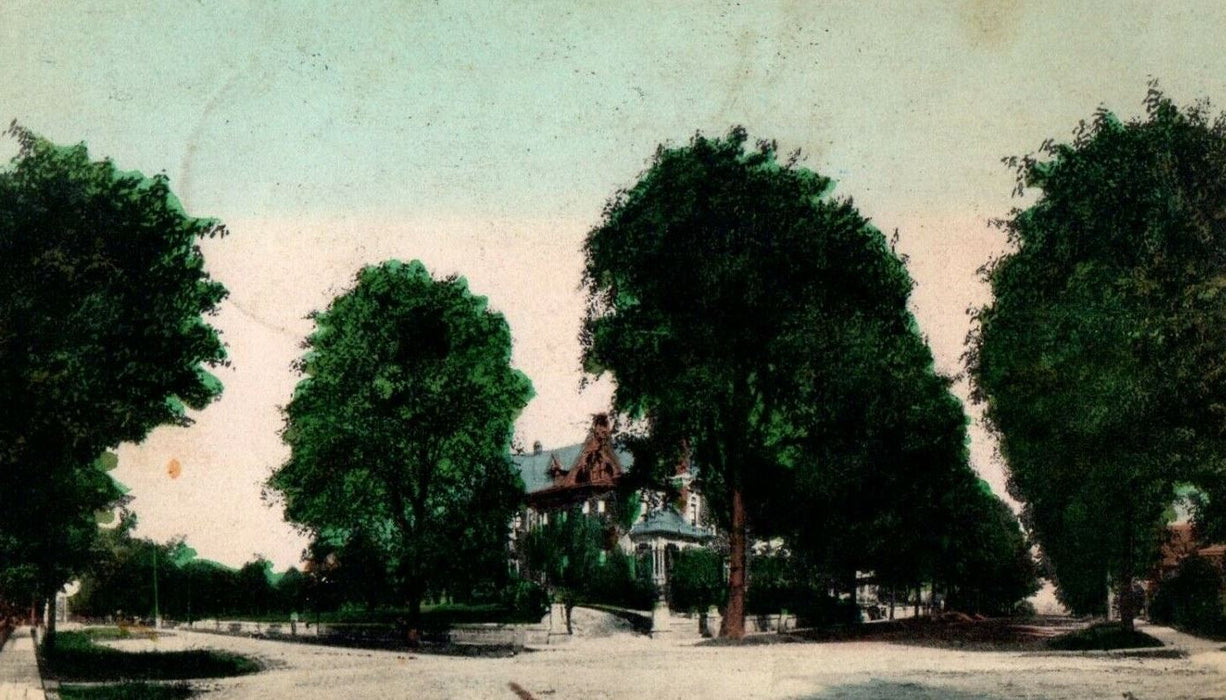 1907 The Fairview Of Olean New York NY Posted Antique Postcard