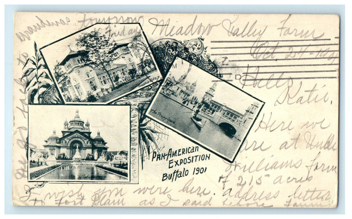 1901 Pan American Exposition, Buffalo, New York NY Antique Postcard