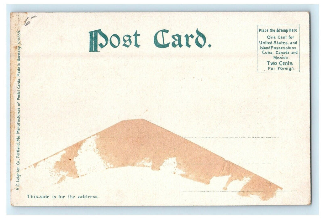 1905 South Lighthouse Block Island, Rhode Island RI Antique Postcard