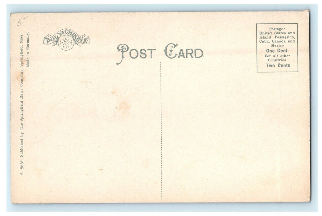 c1910 The Gore Road Dirt Rock Little Girl Blandford Massachusetts MA Postcard
