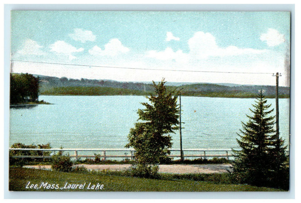 c1905s Laurel Lake, Lee Massachusetts MA Unposted Antique Postcard