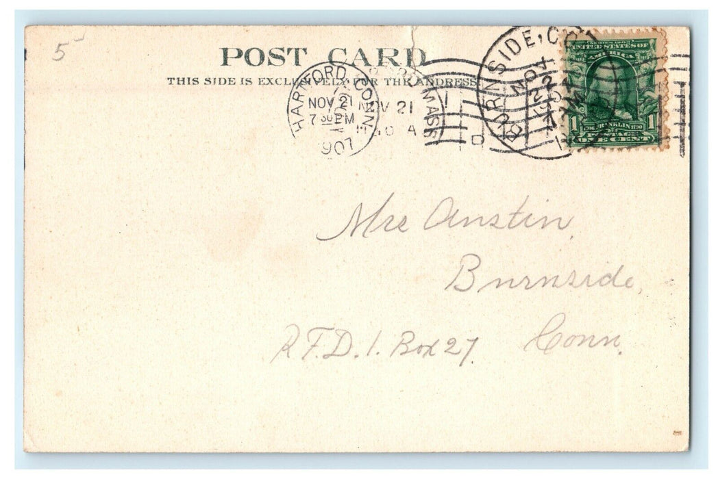 1907 Crow's Nest House Buzzard Bay Massachusetts Antique Postcard