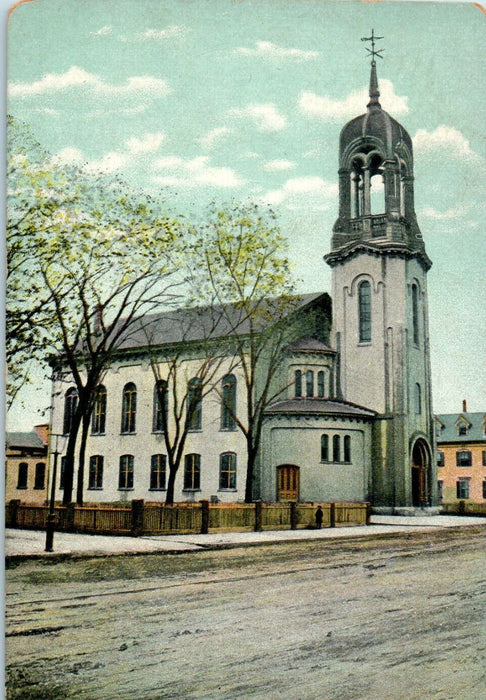 1911 Universalist Church, Malden, Massachusetts MA Cancel Posted Postcard