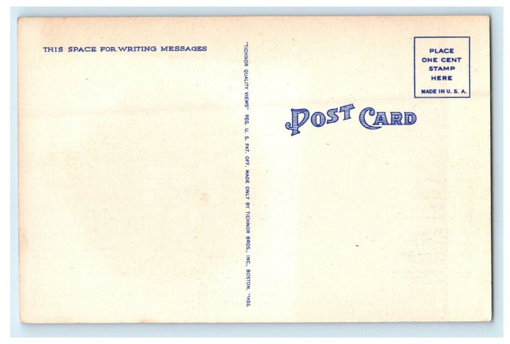 c1920 Currier Hall, Williams College, Williamstown Massachusetts MA Postcard