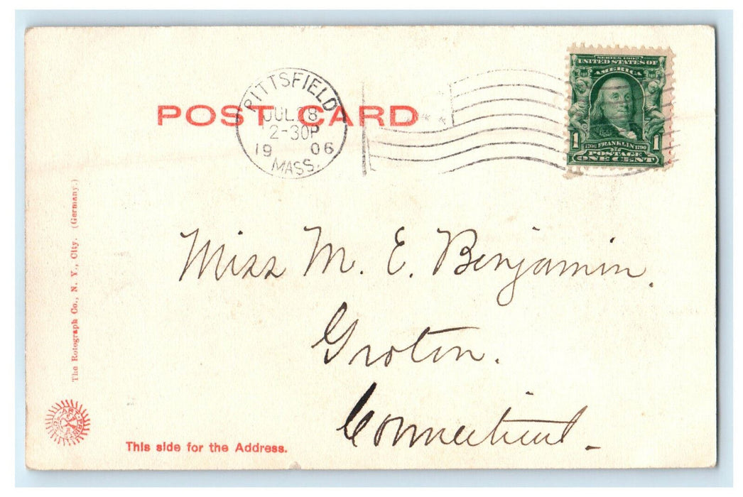 1906 Holmesdale, Oliver Wendell Holmes Home Pittsfield Massachusetts MA Postcard