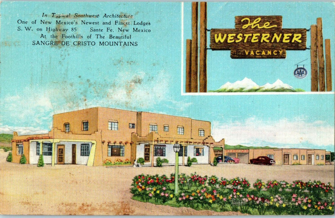 c1930s Sangre De Cristo Mountains, Santa Fe, New Mexico NM Unposted Postcard