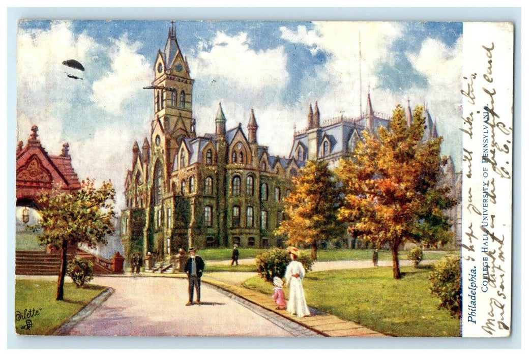1912 University of Pennsylvania, Philadelphia Pennsylvania PA Tuck Postcard