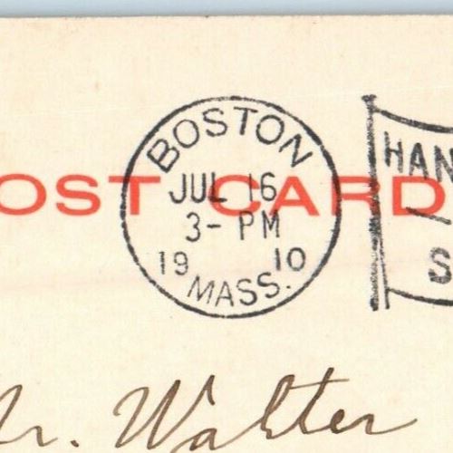 1910 The Boat Landing Canobie Lake Park New Hampshire NH Rotograph Postcard