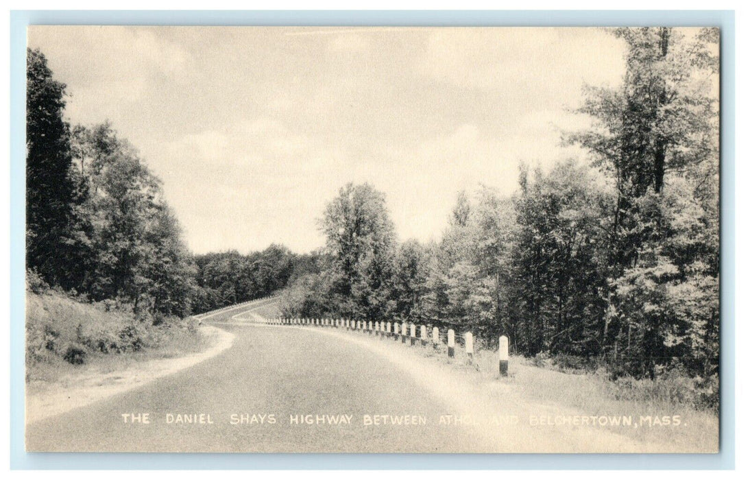 The Daniel Shays Highway Between Athol And Belchertown Massachusetts MA Postcard