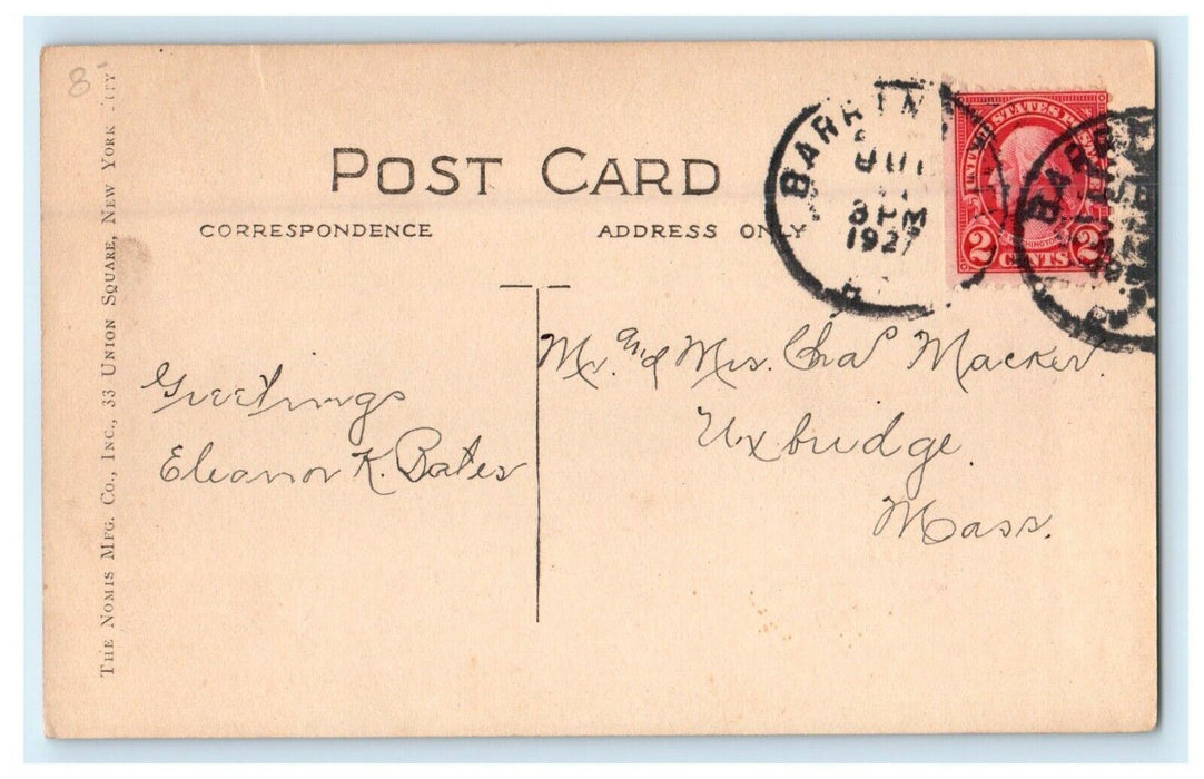 1927 Episcopal Church, Barrington, Rhode Island RI Vintage Postcard