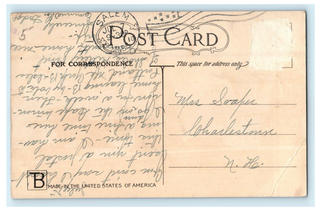1910 President Taft's Summer Home Beverly Massachusetts MA Antique Postcard