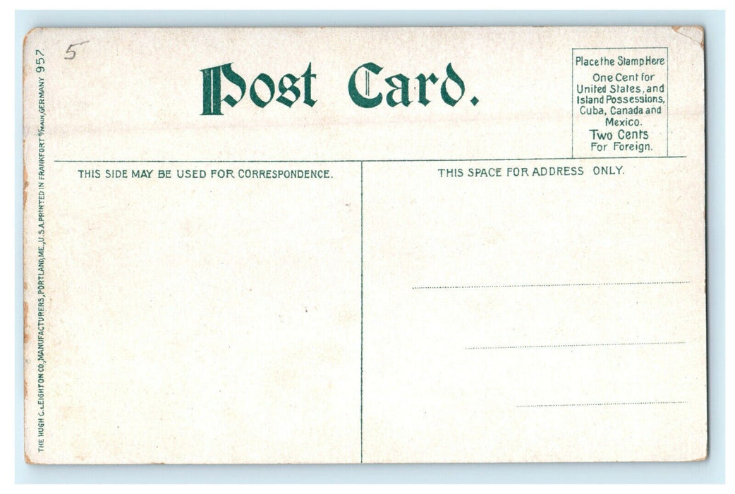 1911 Ida Lewis Lighthouse, Newport Rhode Island RI Postcard