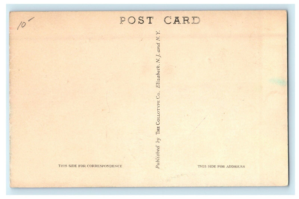 1911 Aerial View of Jamestown, Rhode Island RI Antique Postcard