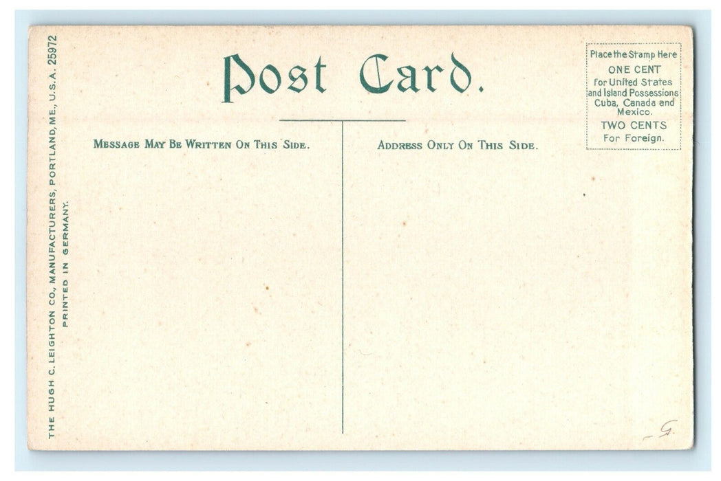 Second Universalist Church Street View Boston Massachusetts MA Unposted Postcard