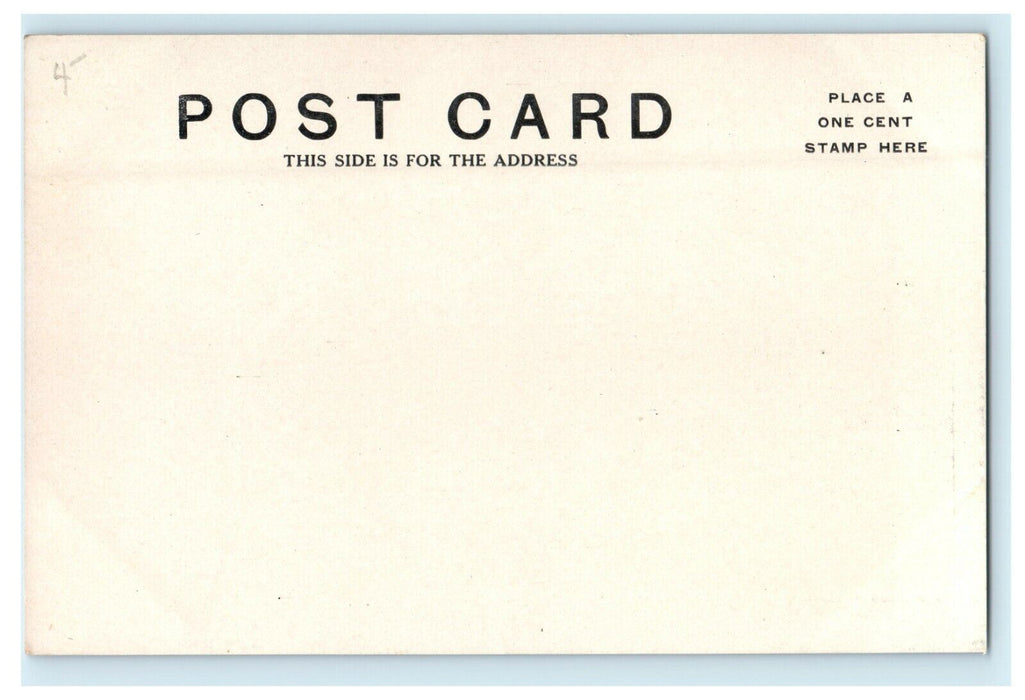 Blandford Free Library Blandford Massachusetts MA Undivided Back Postcard