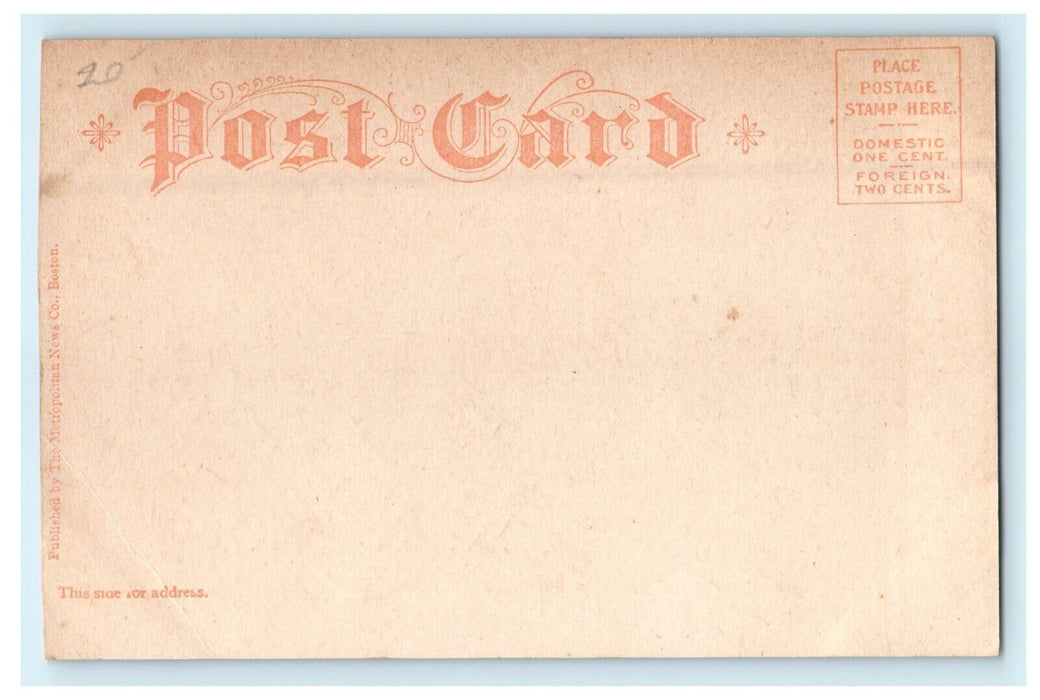 1906 North Union Station Boston Massachusetts MA Antique Postcard