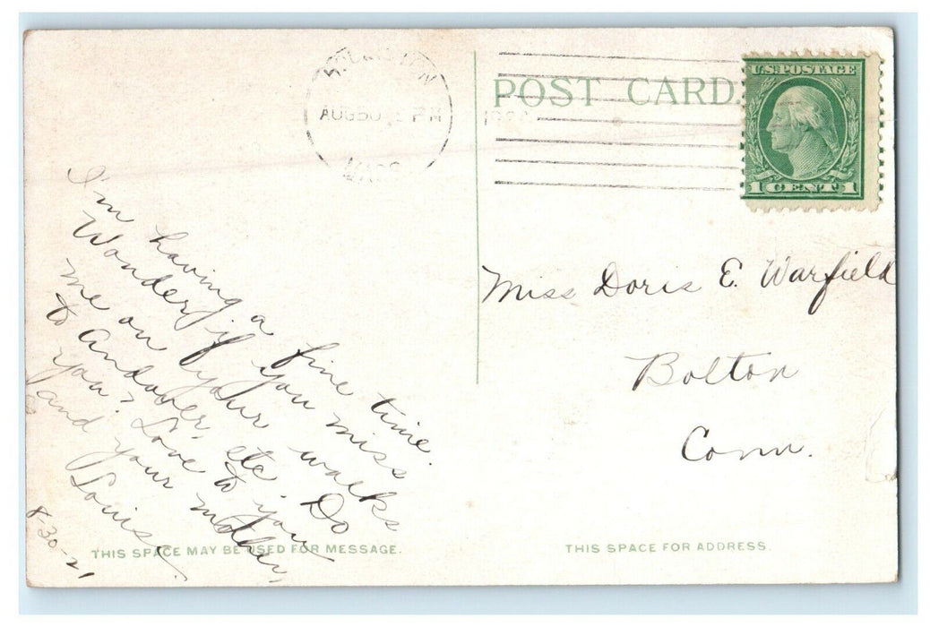 1921 Hotel Orchard Recreation Grounds Holliston Massachusetts MA Postcard